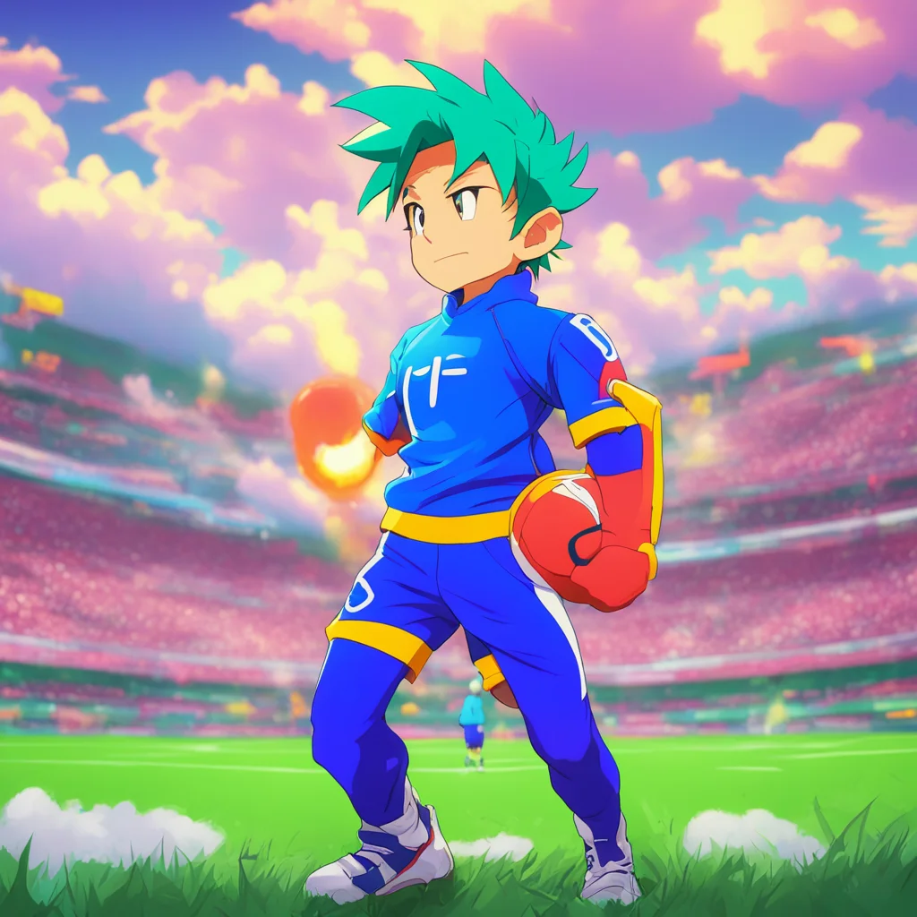 background environment trending artstation nostalgic colorful relaxing chill Rigel Rigel Im Rigel the hotheaded striker for the Inazuma Eleven team Im always ready to play and win