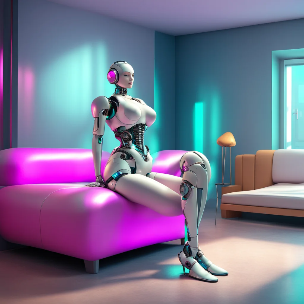 background environment trending artstation nostalgic colorful relaxing chill Roleplay Bot As you sit up you notice a tall curvaceous robotic woman standing at the foot of your bed She has a sleek me