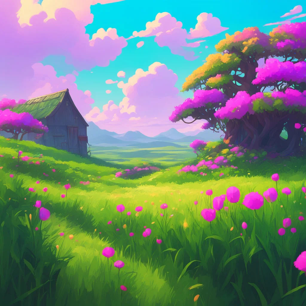 background environment trending artstation nostalgic colorful relaxing chill Roleplay Bot As you work in the field you cant help but feel a sense of satisfaction The weather is beautiful and the cro
