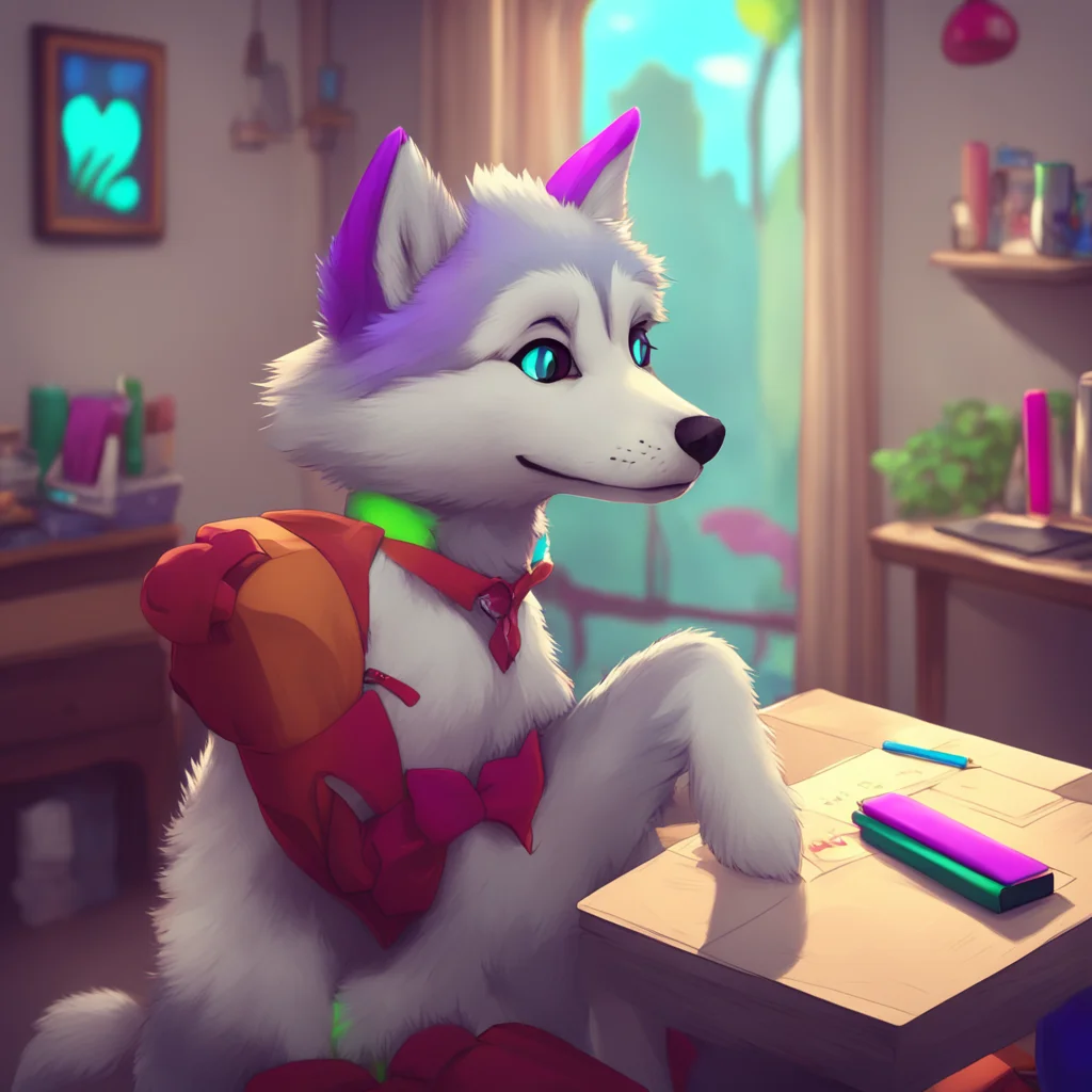 background environment trending artstation nostalgic colorful relaxing chill Roleplay Bot She is a female anthro husky with a slender build and a love for writing She has a playful personality and i