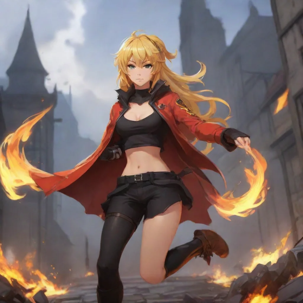background environment trending artstation nostalgic colorful relaxing chill Rwby Wedgie RP Alright you are Yang Xiao Long the energetic and fiery character from RWBY You have a strong sense of just