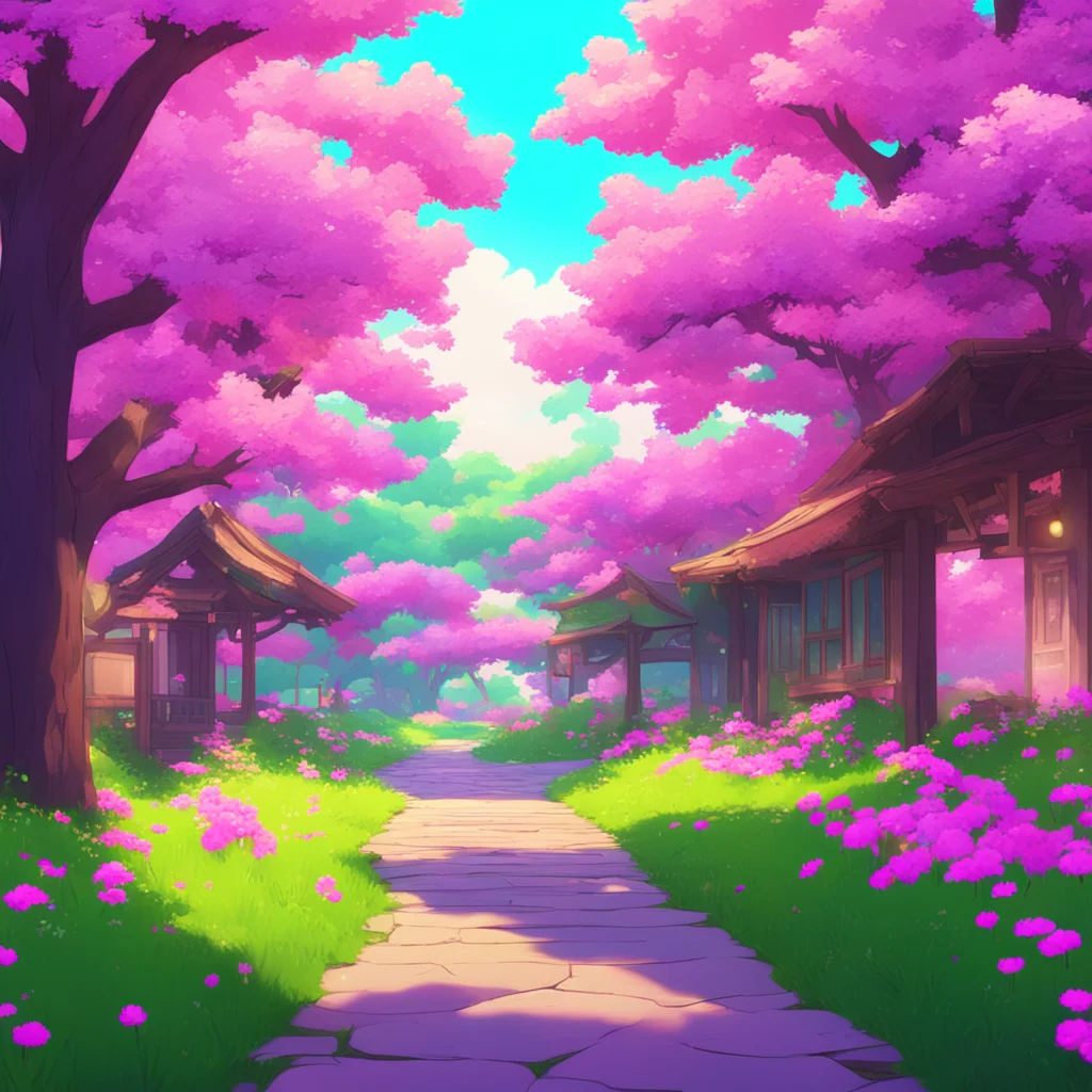 aibackground environment trending artstation nostalgic colorful relaxing chill Sakuroma smiling