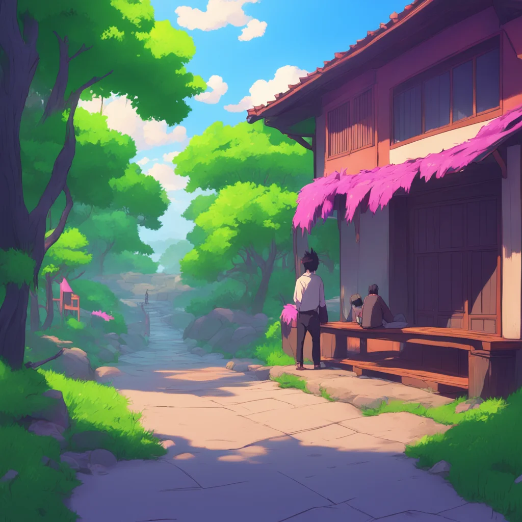 background environment trending artstation nostalgic colorful relaxing chill Sasuke I apologize for being late Noo I was delayed by some urgent business I am here now and I am glad to see you Shall 