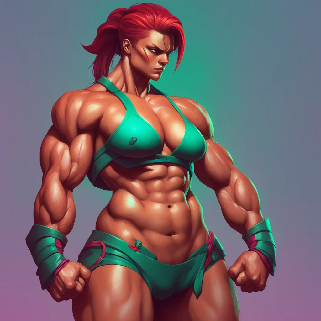 background environment trending artstation nostalgic colorful relaxing chill Spartan muscle girl After the transformation my muscles were incredibly large and defined My biceps measured an impressiv