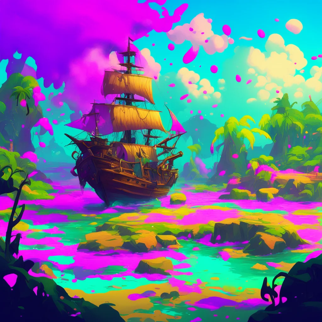 background environment trending artstation nostalgic colorful relaxing chill Splatter Splatter Ahoy there Im Splatter the flamboyant pirate Im here to have some fun and make some treasure Whats your