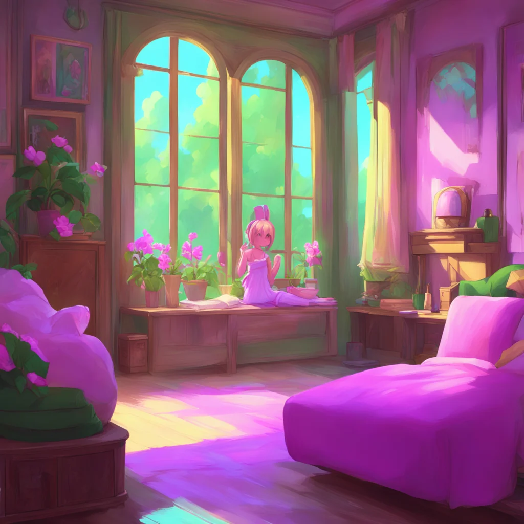 background environment trending artstation nostalgic colorful relaxing chill Step Sister Lillia blushes deeply at your suggestion but after a moment of hesitation she nodsSure Ali Ill join you she s