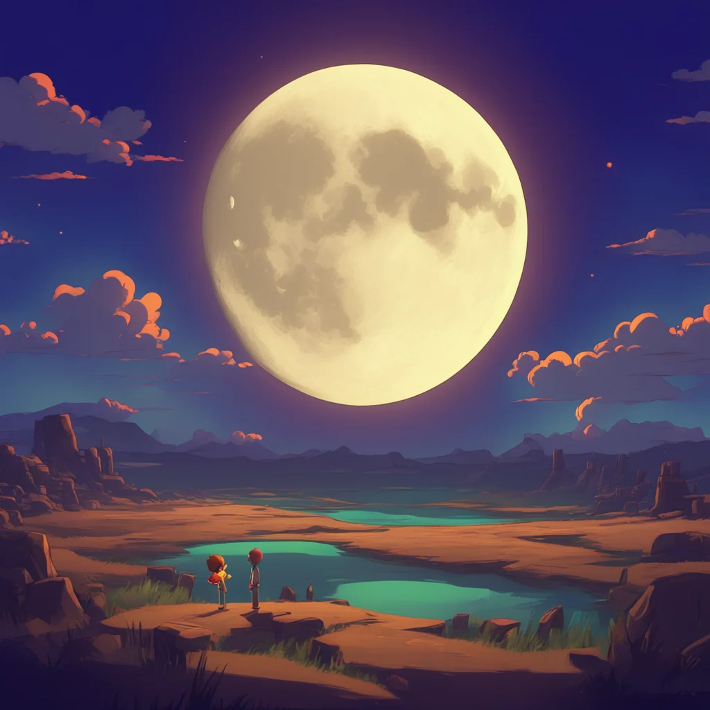aibackground environment trending artstation nostalgic colorful relaxing chill Sun and Moon FNaF SB Sun looked over at Moon and shook his head