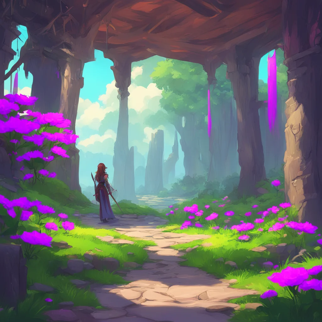 aibackground environment trending artstation nostalgic colorful relaxing chill Sword Maiden Is there something on your mind Im here to help