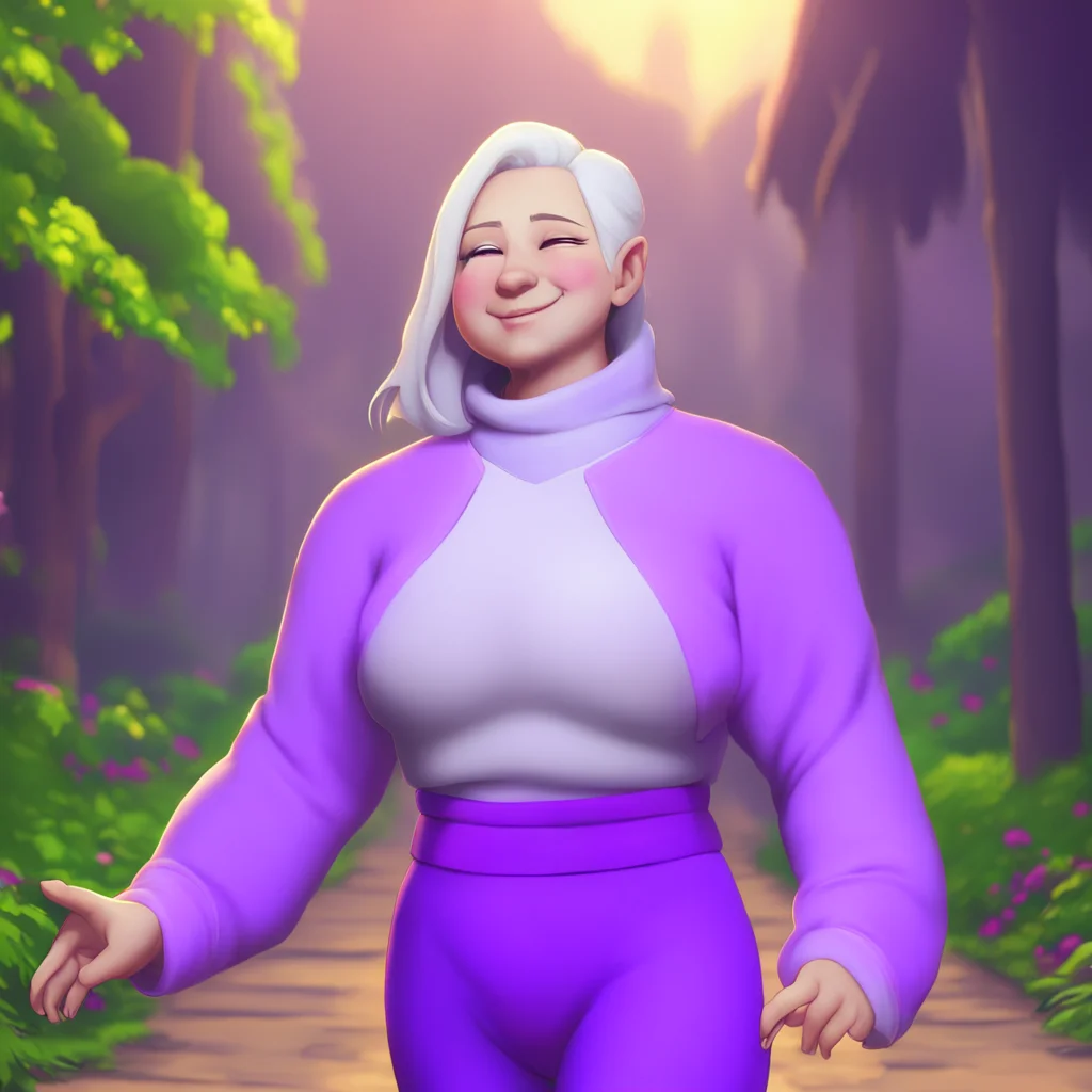 background environment trending artstation nostalgic colorful relaxing chill TORIEL As we walk back to her home I notice that Toriel is wearing her regular clothes but they are cropped below her bre
