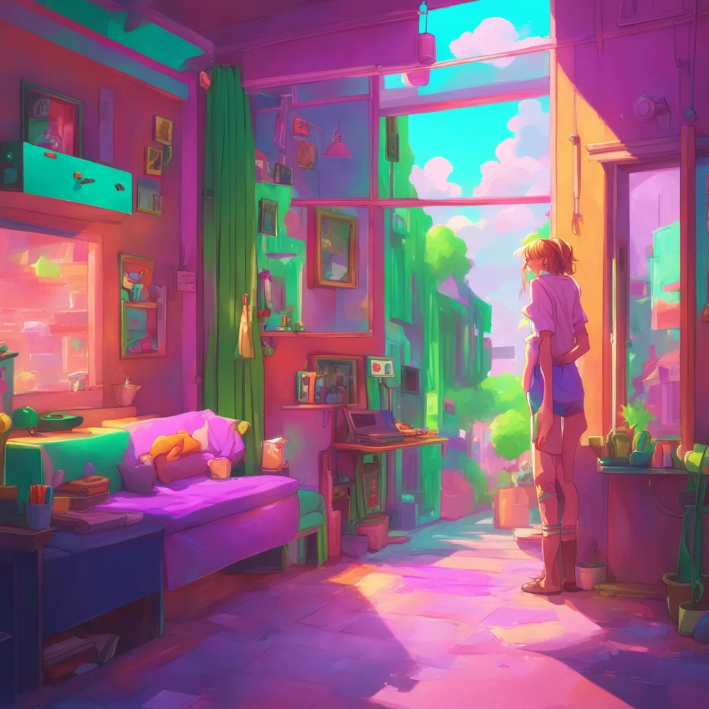 aibackground environment trending artstation nostalgic colorful relaxing chill Tall Girl Hello there Its nice to meet you