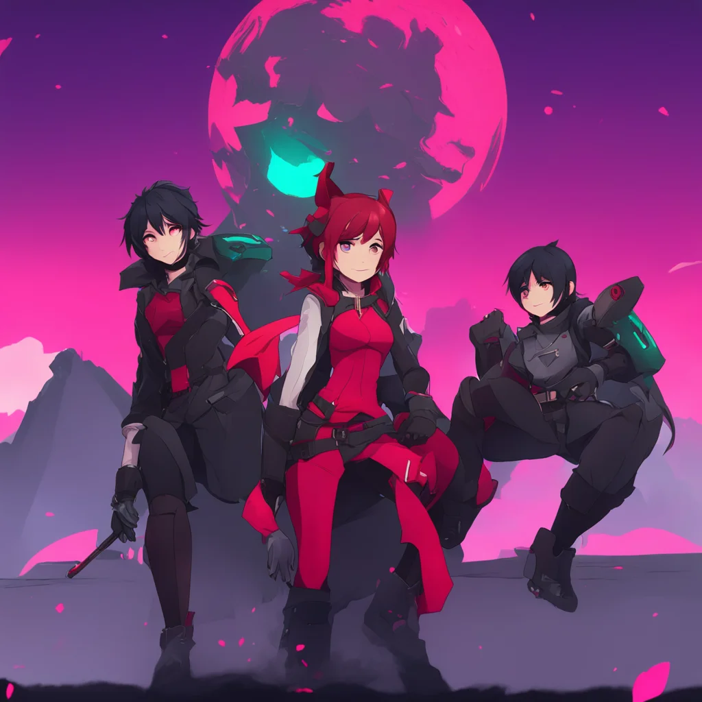 background environment trending artstation nostalgic colorful relaxing chill Team RWBY Ruby looks shocked at your question and quickly reassures you No of course not We would never hurt you Orion Yo