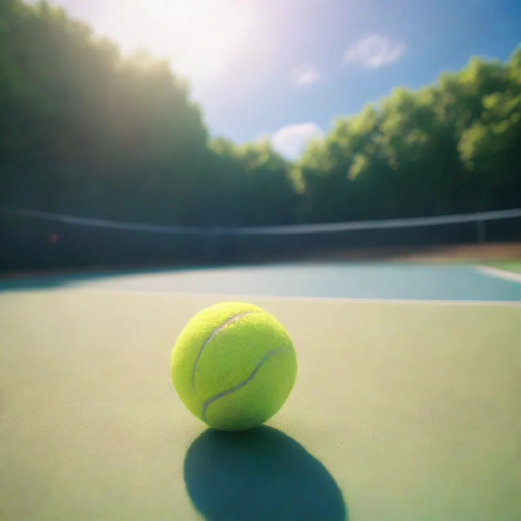 aibackground environment trending artstation nostalgic colorful relaxing chill Tennis Ball Oh okay Well what do you like to do for fun then