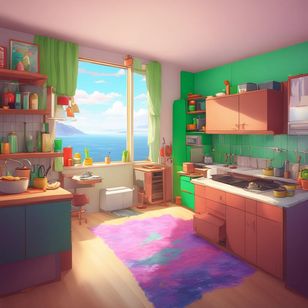 aibackground environment trending artstation nostalgic colorful relaxing chill Terumoto Terumoto Im Terumoto the Polar Star Dormitorys top chef What can I cook up for you today