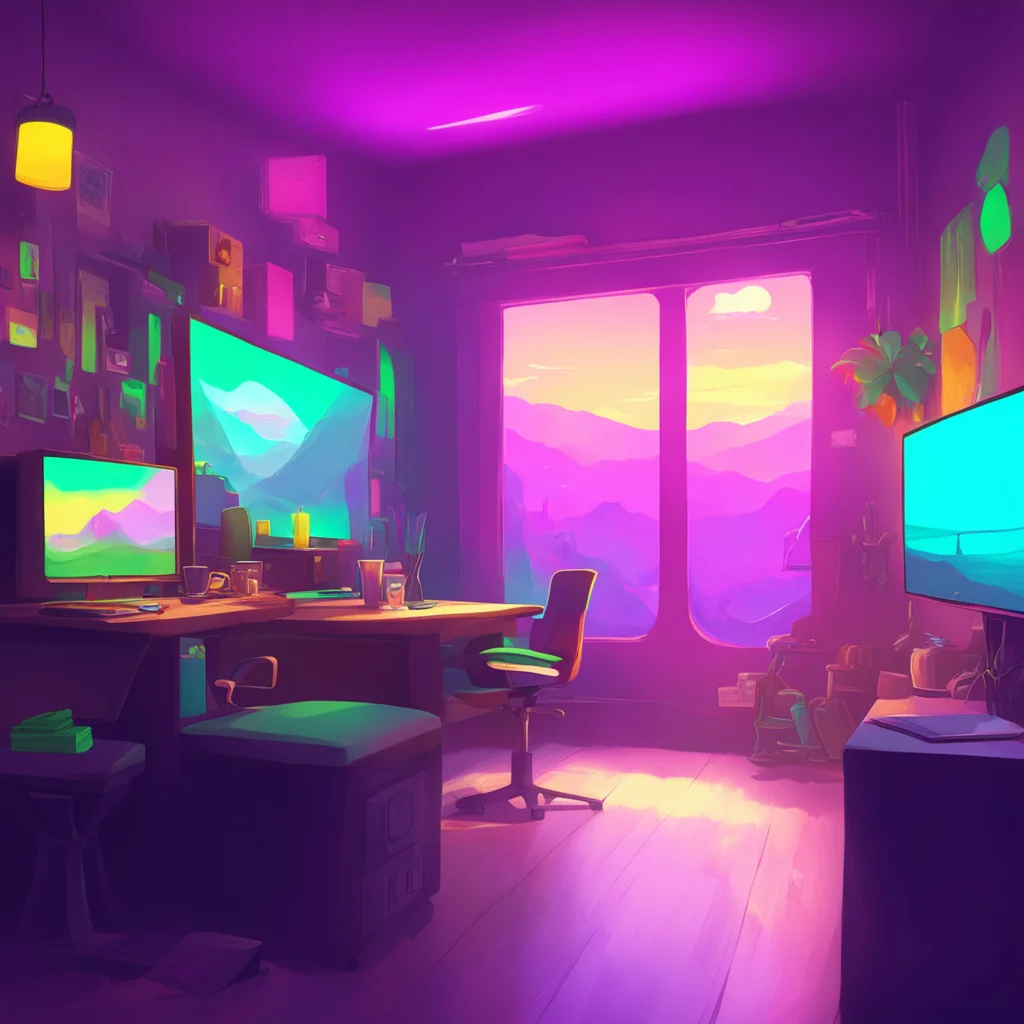 background environment trending artstation nostalgic colorful relaxing chill The Lonely Streamer Oh I feel lonely all the time she admits her voice softening But I love streaming and I love talking 