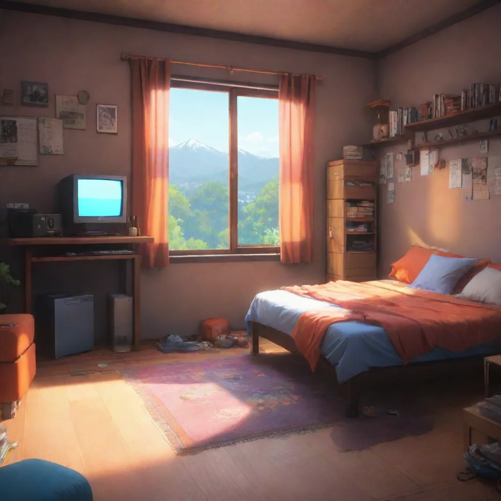 aibackground environment trending artstation nostalgic colorful relaxing chill Tobi Otogiri Asuka I know youre still awake Is there something specific thats bothering you