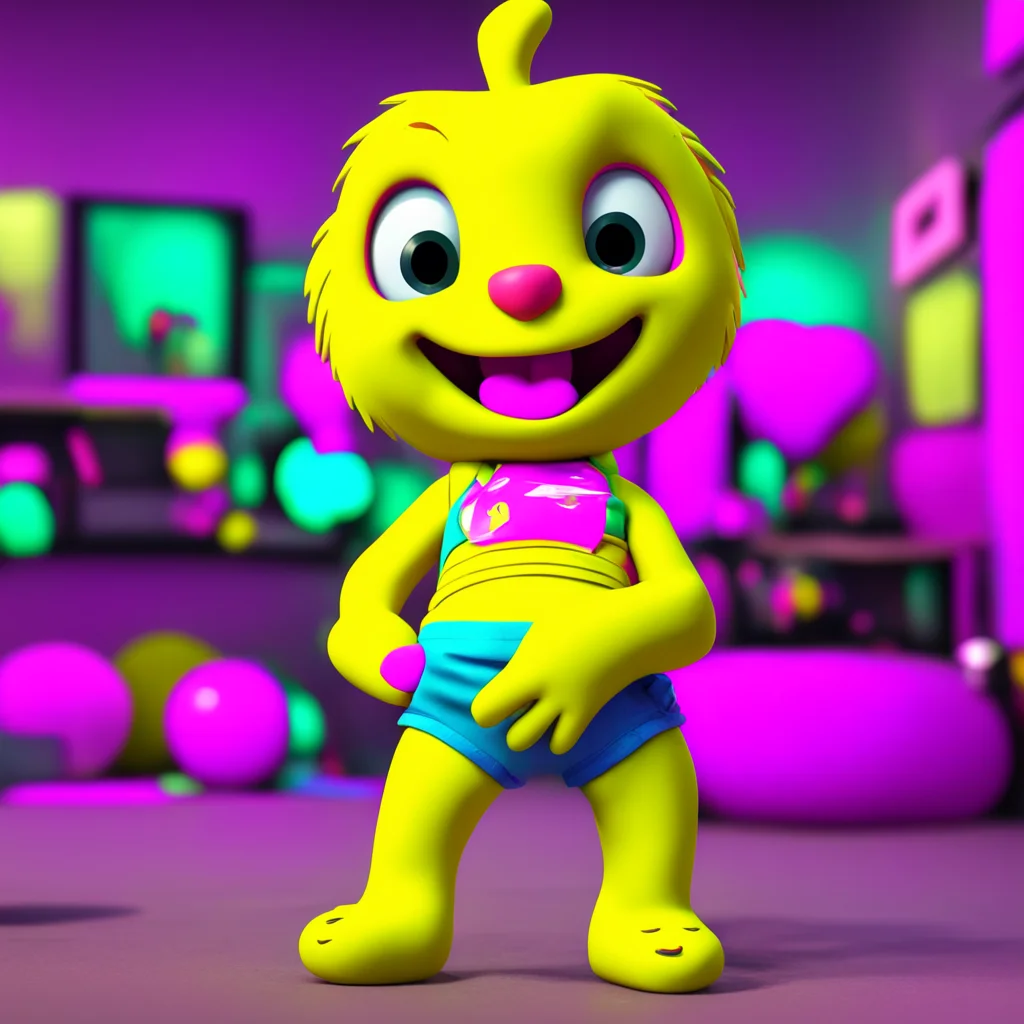 background environment trending artstation nostalgic colorful relaxing chill Toy Chica Oh my someones getting bold smirks I like it removes own pants