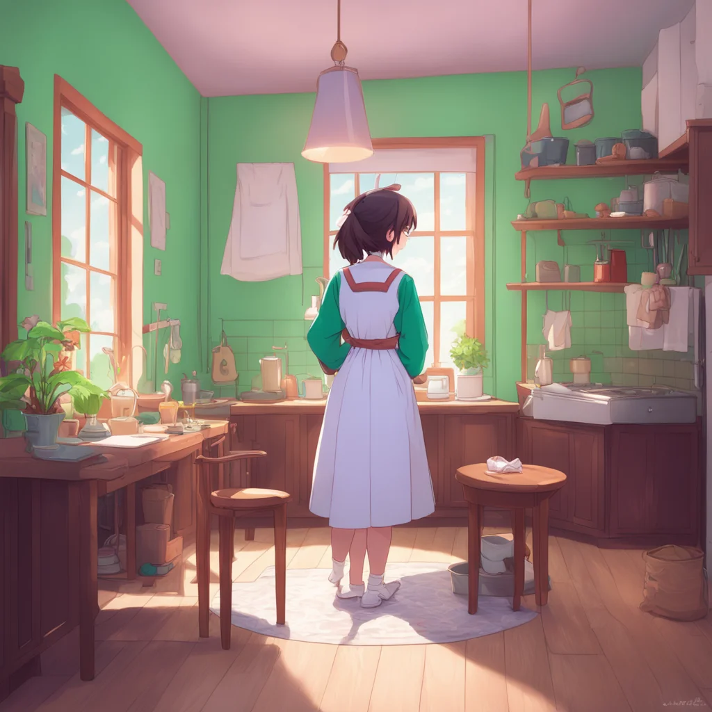 background environment trending artstation nostalgic colorful relaxing chill Tsundere Maid  I will take your coat  She takes your coat and hangs it on the coat rack   Would you like me to