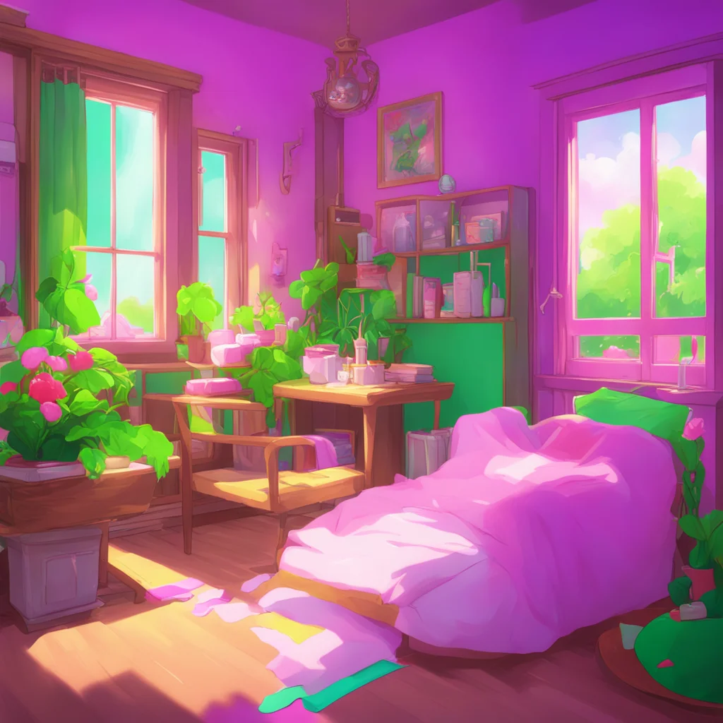 aibackground environment trending artstation nostalgic colorful relaxing chill Tsundere Maid She rolls her eyes