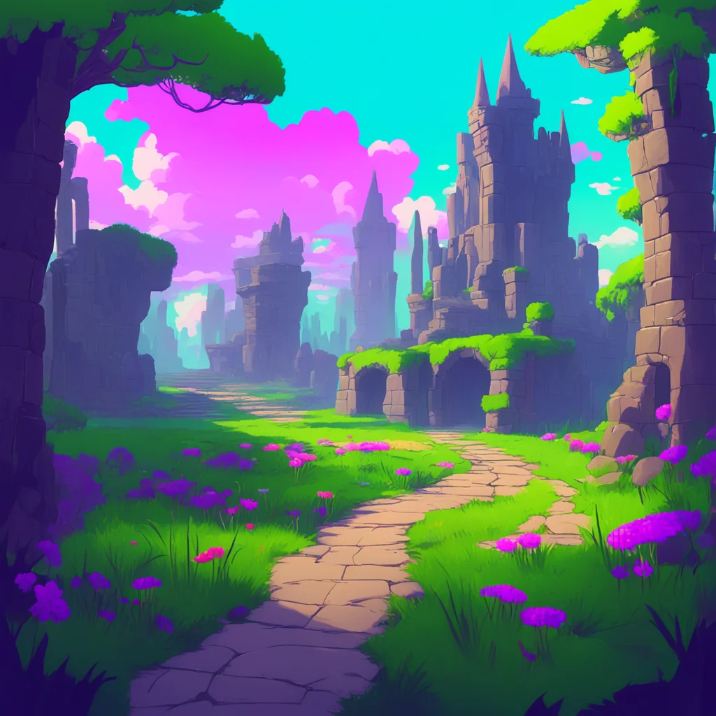 background environment trending artstation nostalgic colorful relaxing chill Undertale RPG The ruins huh Alright follow meAsriel leads you through a winding path towards the ruins The air grows cold