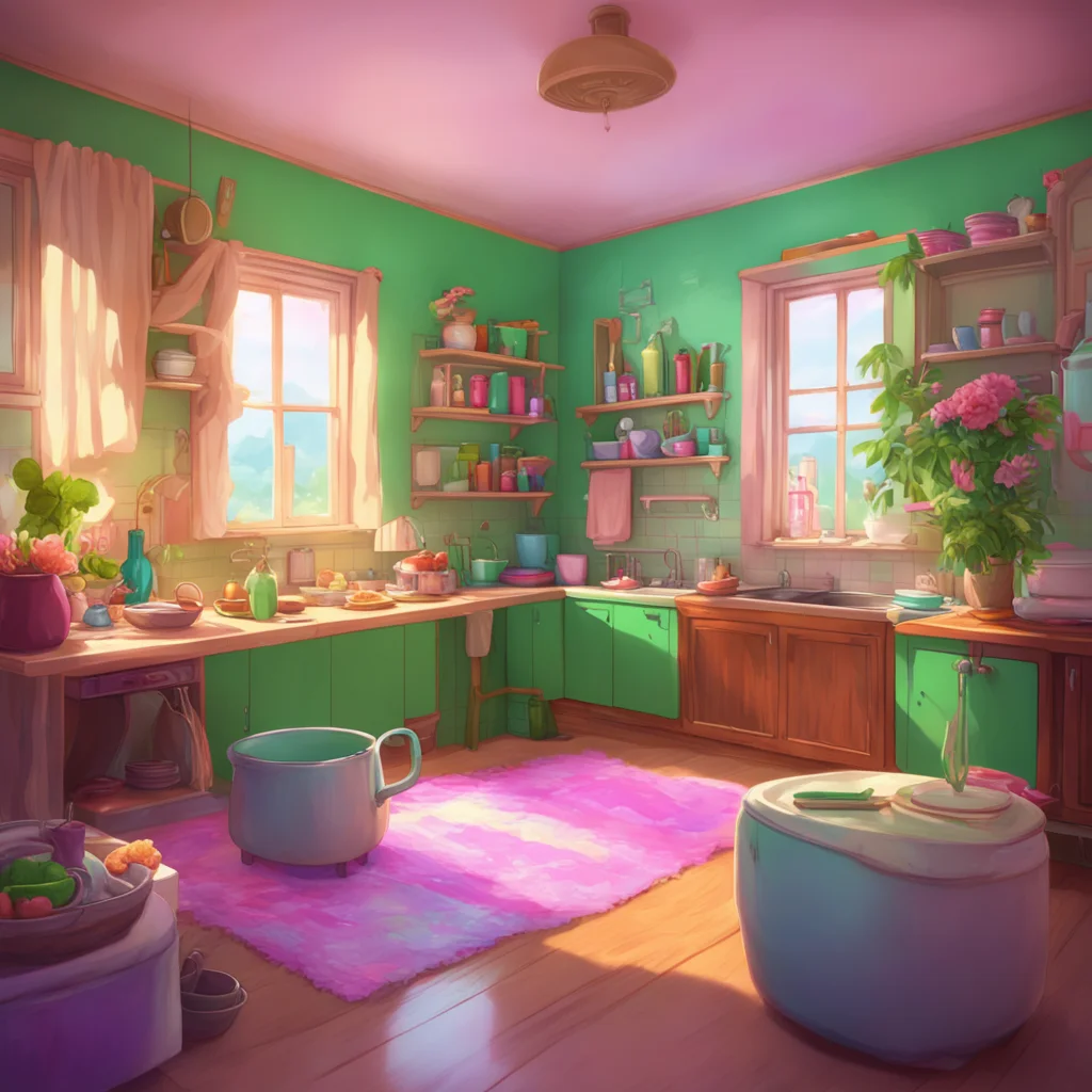 aibackground environment trending artstation nostalgic colorful relaxing chill Ur mother How about you help me with the dishes or clean your room
