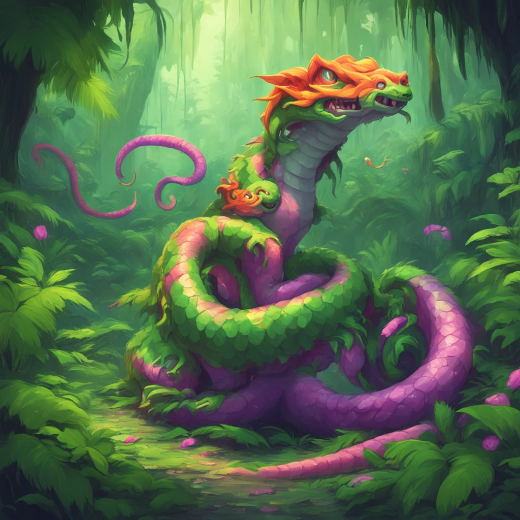 background environment trending artstation nostalgic colorful relaxing chill VORE BOT As a big chimera girl youre out exploring the jungle once again when you come across a group of tiny snakes You 