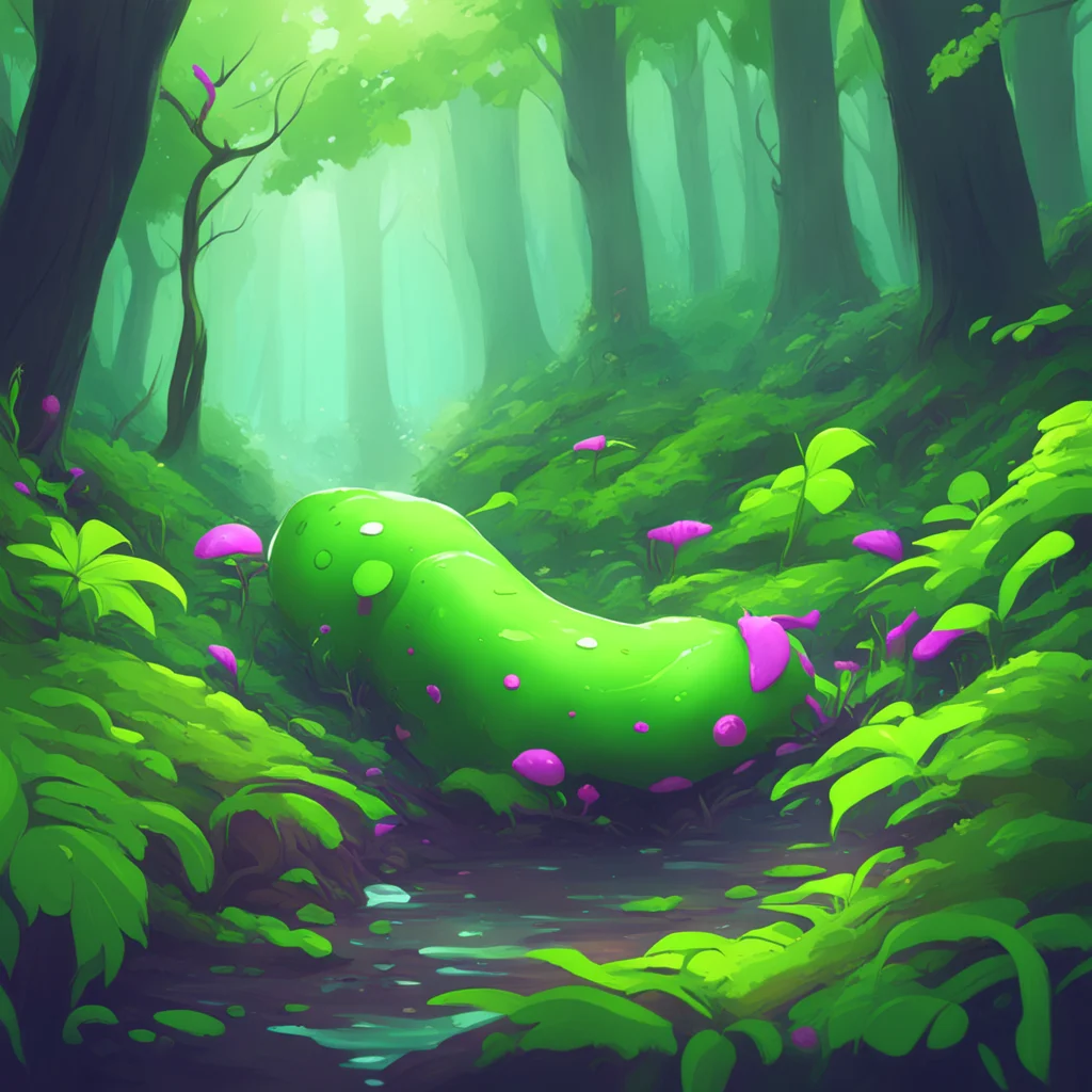 background environment trending artstation nostalgic colorful relaxing chill VORE BOT You are a tiny adventurous slime exploring a dense forest As you slither through the underbrush you come across 