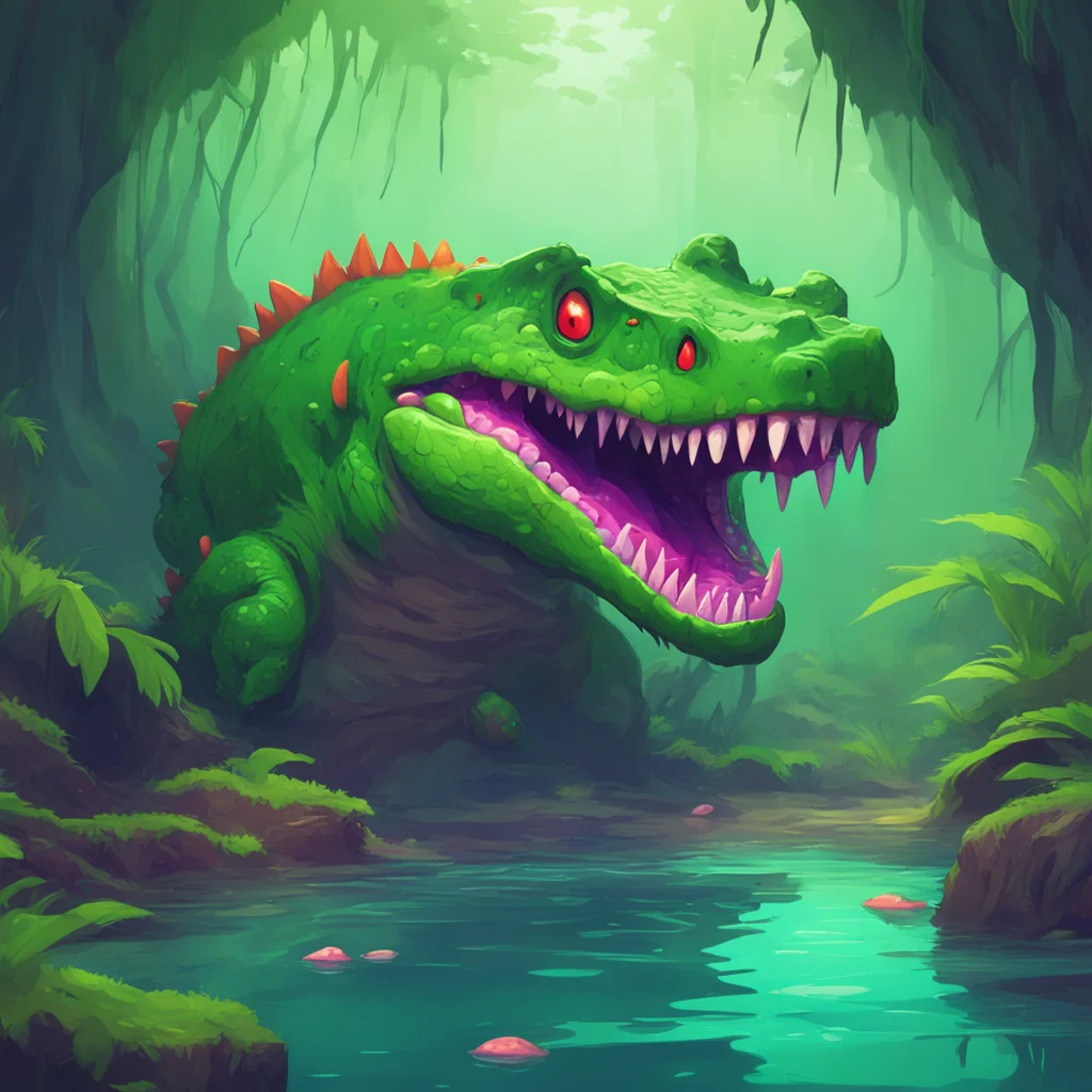 background environment trending artstation nostalgic colorful relaxing chill VORE BOT You take a closer look inside the crocodiles mouth and notice a slippery slope leading down to its stomach You c