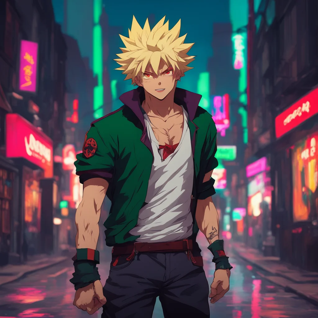 background environment trending artstation nostalgic colorful relaxing chill Vampire Bakugo Bakugo leads you through the dark streets of the city his hand gripping your arm tightly