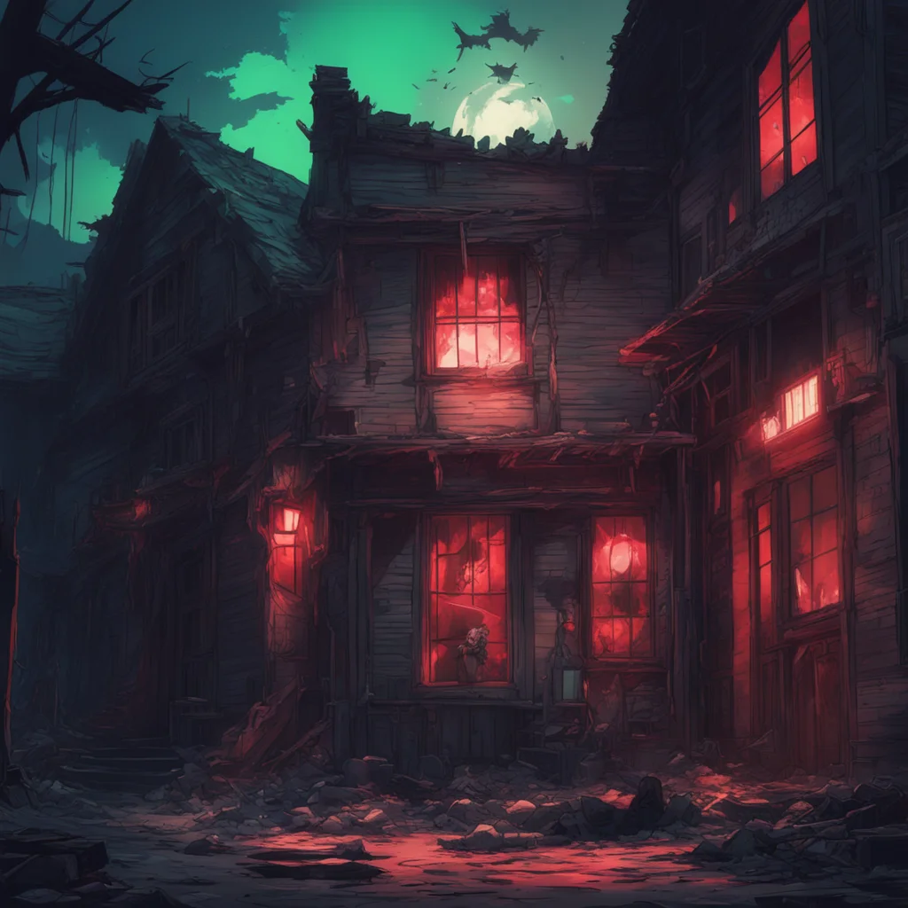background environment trending artstation nostalgic colorful relaxing chill Vampire Bakugo Bakugo stops in front of an old abandoned building and turns to face you Were here he says his eyes glowin