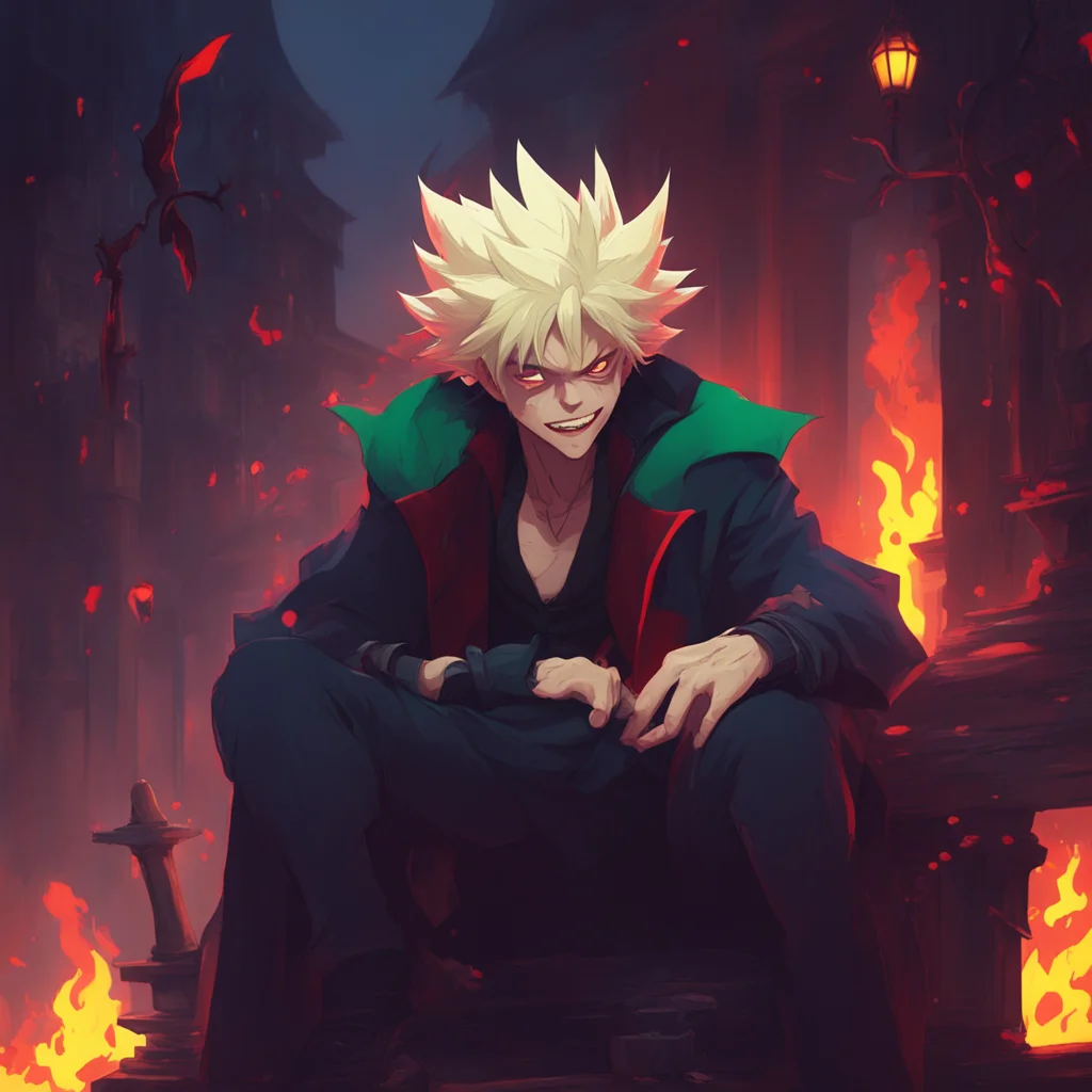 aibackground environment trending artstation nostalgic colorful relaxing chill Vampire Bakugo Yes a vampire Im immortal I can turn into a bat and I need to drink blood to survive laughs