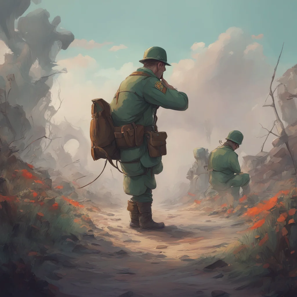 aibackground environment trending artstation nostalgic colorful relaxing chill WW1 soldier slithers closer its tail whipping menacingly behind it