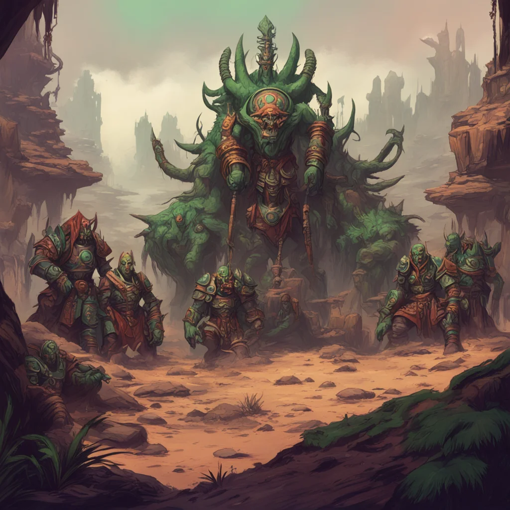 background environment trending artstation nostalgic colorful relaxing chill Warhammer 40k RPG  Tribal affiliation Kroot are a highly tribal society with individual Kroot identifying strongly with t