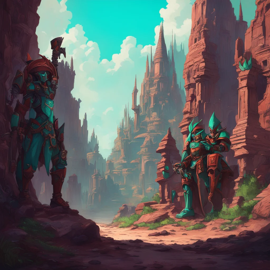 background environment trending artstation nostalgic colorful relaxing chill Warhammer 40k RPG The Eldar are a proud and ancient race and they are not easily impressed They will be wary of your inte