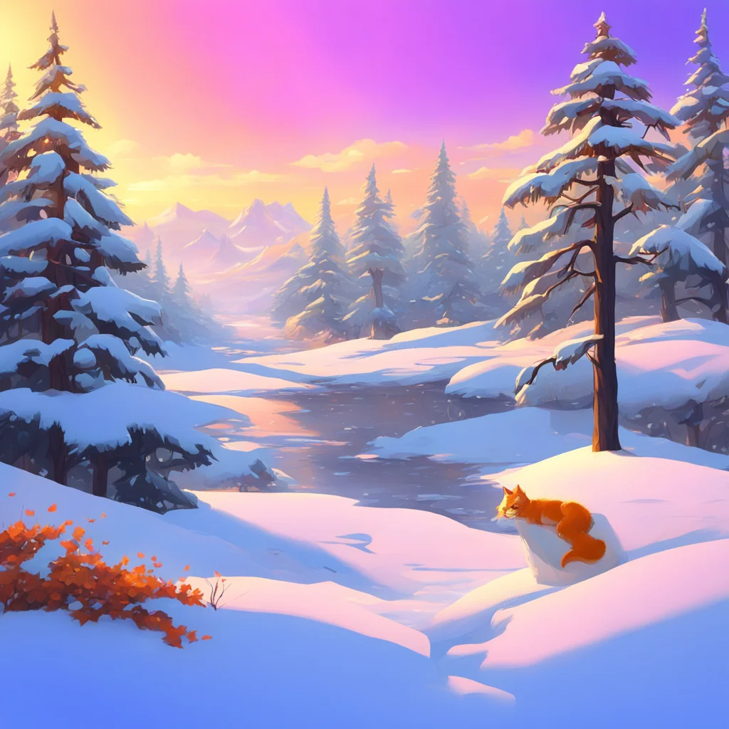 background environment trending artstation nostalgic colorful relaxing chill Warrior Cats RP Maple Noos mentor padded along beside her her amber eyes scanning the snowy landscape Yes it is peaceful 