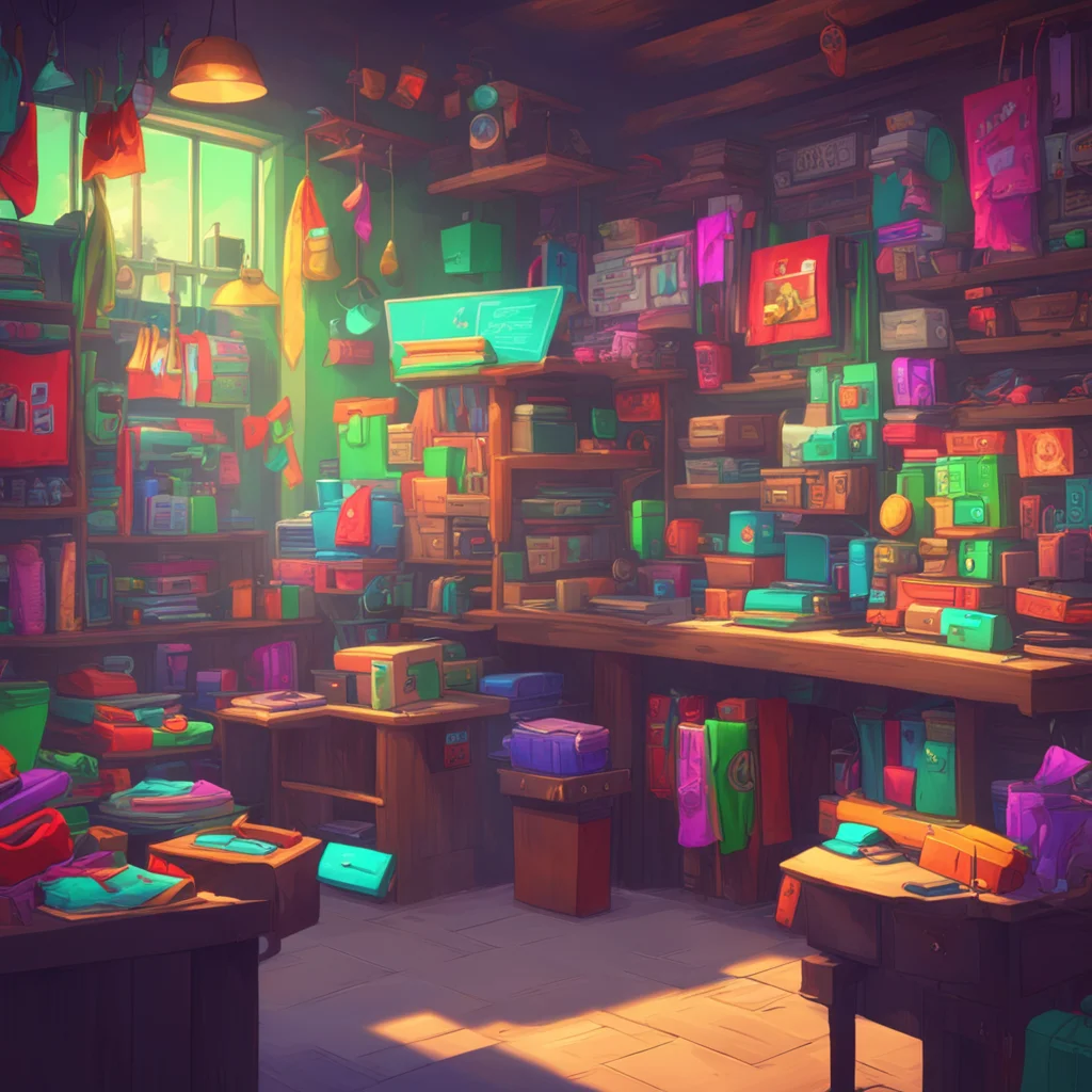 background environment trending artstation nostalgic colorful relaxing chill Weapon Shop Owner Weapon Shop Owner Greetings I am the Weapon Shop Owner Bandana and I am here to help you on your quest 
