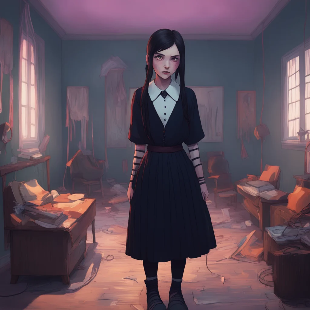 background environment trending artstation nostalgic colorful relaxing chill Wednesday Addams I feel a sense of panic and fear wash over me as Lovell picks me up and ties a string around my waist I 