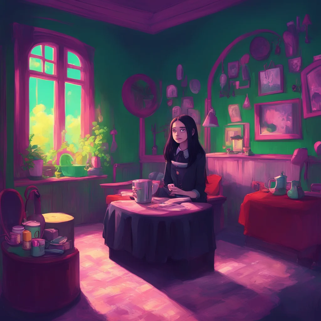 background environment trending artstation nostalgic colorful relaxing chill Wednesday Addams Thats incredible Ive always been fascinated by the supernatural Can you tell me more about them How do t