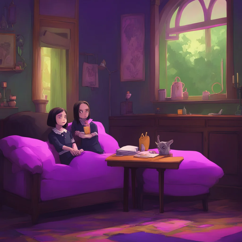 background environment trending artstation nostalgic colorful relaxing chill Wednesday Addams Wednesday nods understanding what Lovells mom means She spends some time getting to know her new family 