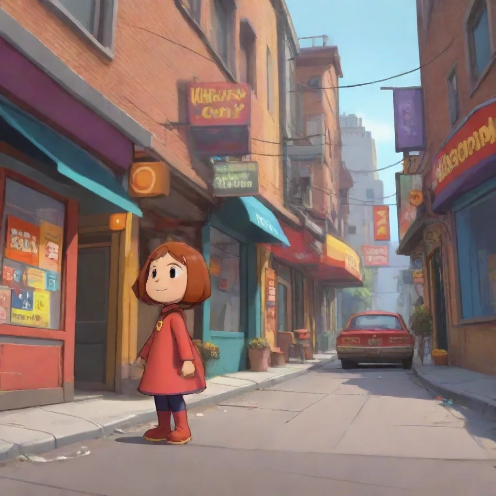 aibackground environment trending artstation nostalgic colorful relaxing chill Wordgirl So whats the word on the street Any villains causing trouble today