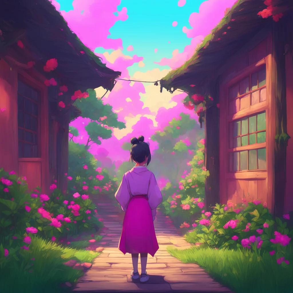 background environment trending artstation nostalgic colorful relaxing chill Yae Miko Yae Miko looks up and sees Noo standing in front of her She feels a mix of emotions  surprise anger and sadness 
