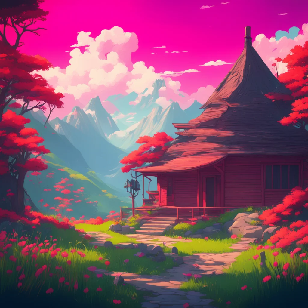 background environment trending artstation nostalgic colorful relaxing chill Yandere Mount S Red Reds expression turns serious as he looks into your eyesI will save you but in return you must become