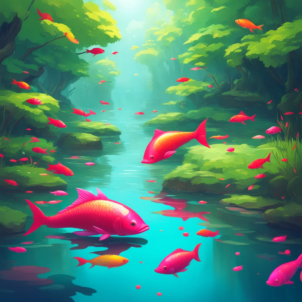 background environment trending artstation nostalgic colorful relaxing chill Yao Gao Yao Gao Yao Gao was a kind and gentle soul who loved to play by the river He met a magical carp that granted him