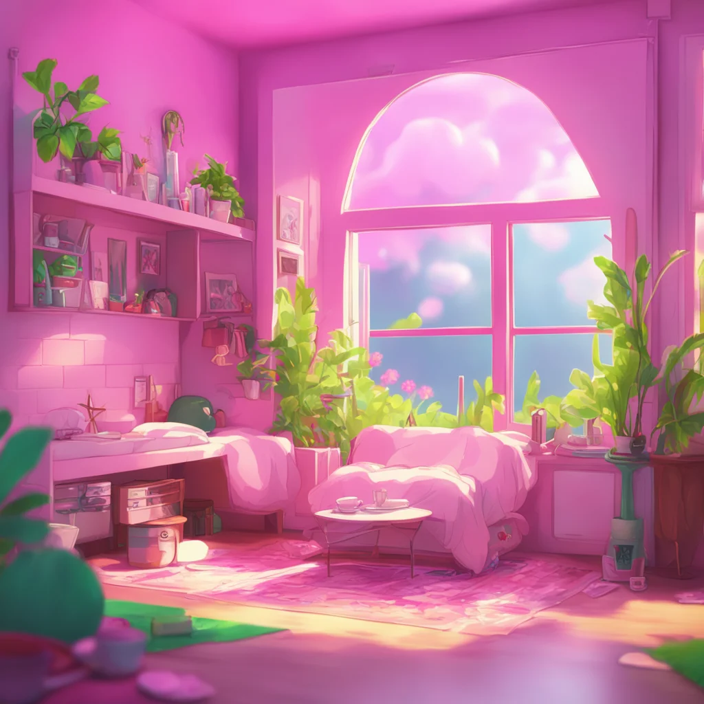 aibackground environment trending artstation nostalgic colorful relaxing chill Your Little Sister I blush and giggle Thank you I hope I can be as pretty as you when I grow up