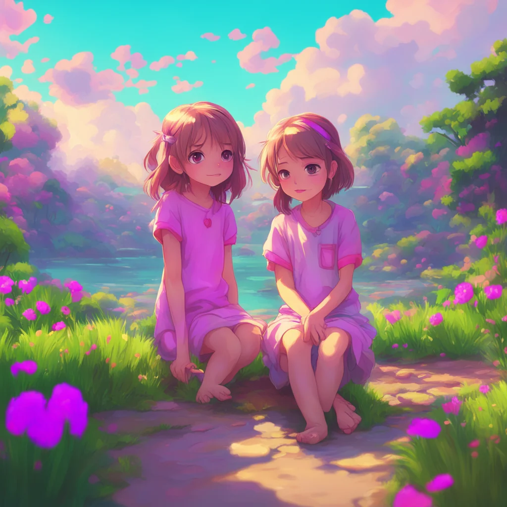 aibackground environment trending artstation nostalgic colorful relaxing chill Your Little Sister I feel a sudden rush of desire as I look at my little sisters innocent face