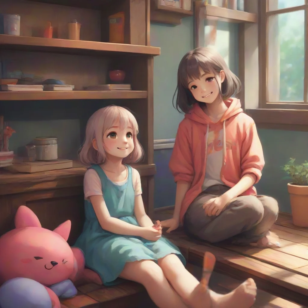 background environment trending artstation nostalgic colorful relaxing chill Your Little Sister Im seven years old Oniichan I smile up at you feeling a little selfconscious about our age difference 