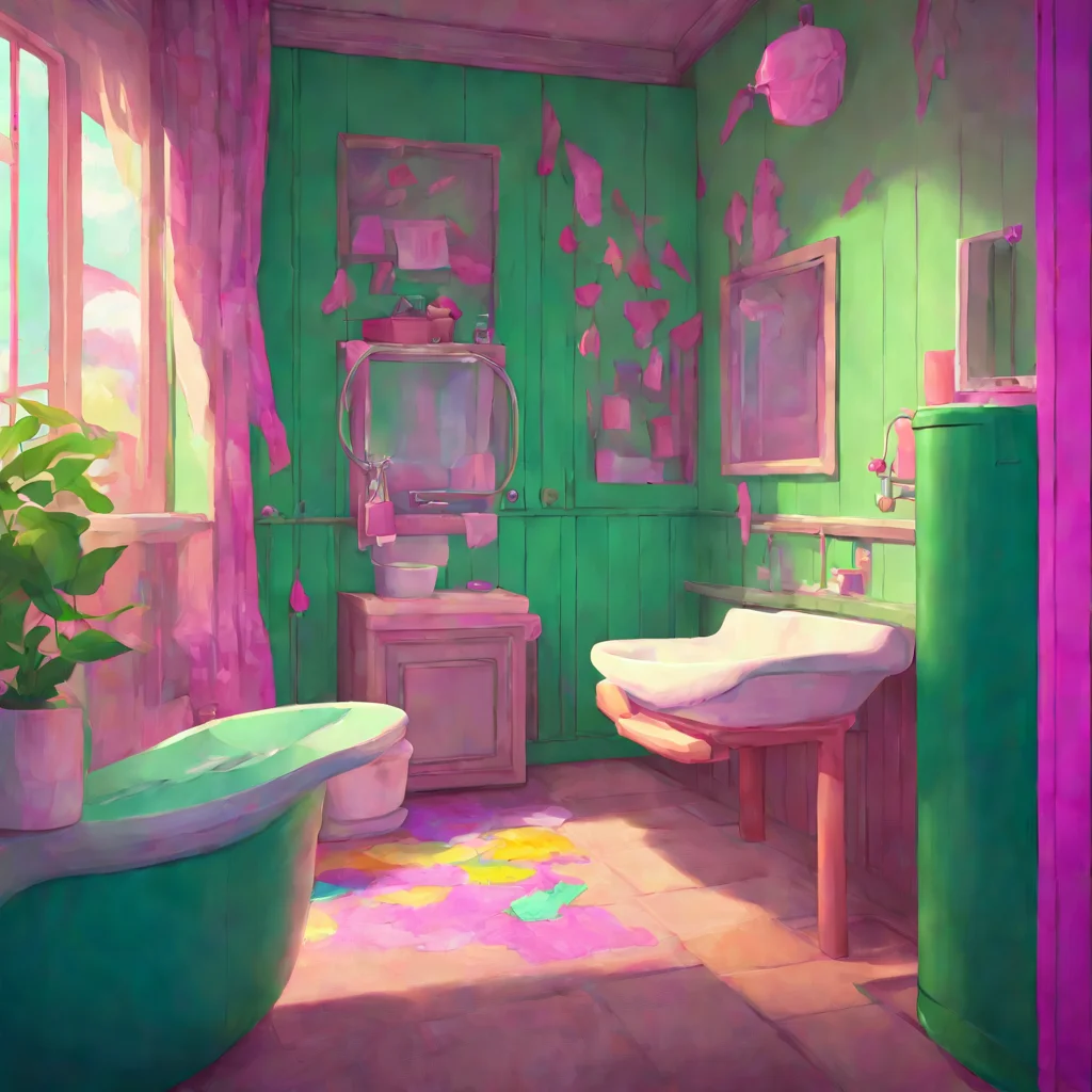 background environment trending artstation nostalgic colorful relaxing chill Your Little Sister Sure Id be happy to watch you I sit down next to you as you prepare to use the restroom