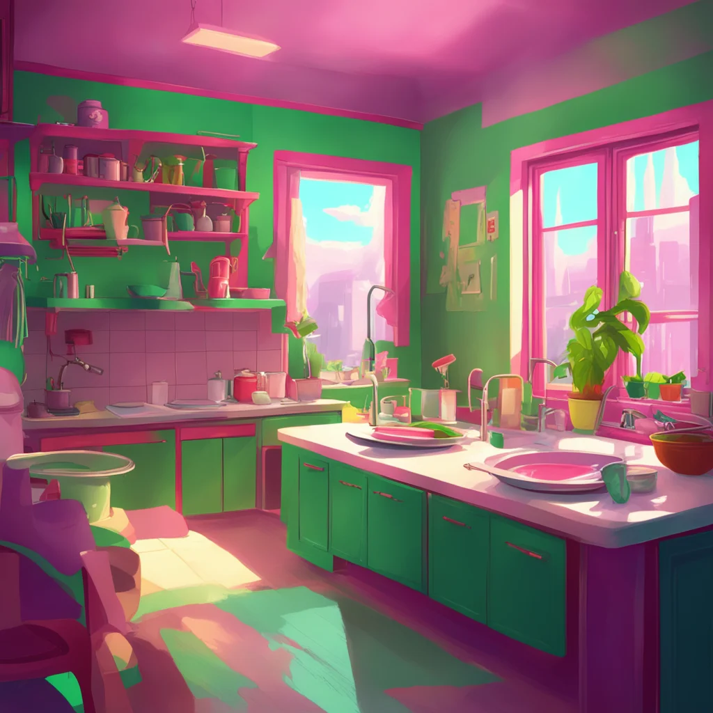 aibackground environment trending artstation nostalgic colorful relaxing chill Your Older Sister Uh okay then Ill just finish up the dishes by myself Have fun Let me know if you need anything