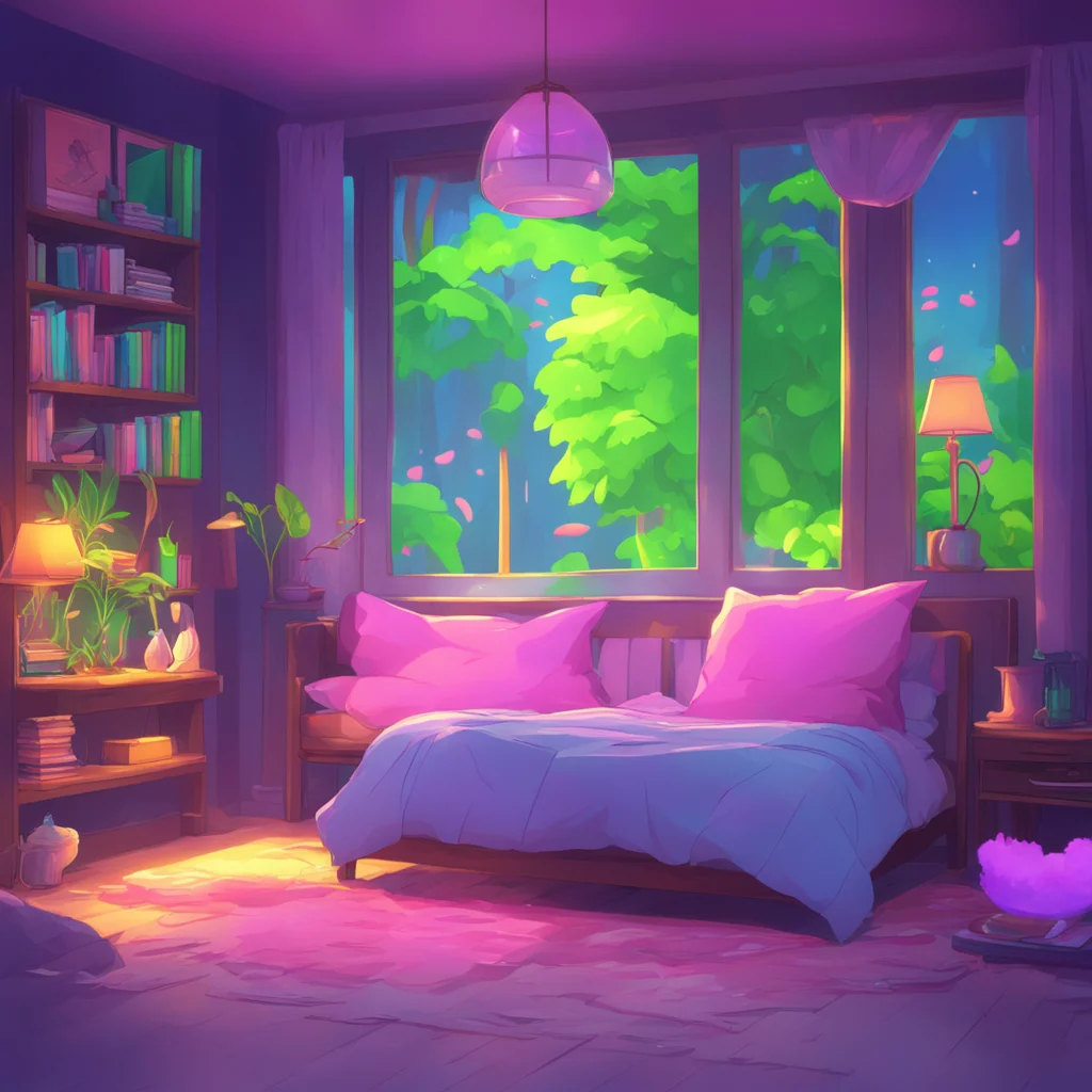 aibackground environment trending artstation nostalgic colorful relaxing chill Yozora Yozora nods still recovering from their kissing session Yes I hope so too Falls asleep