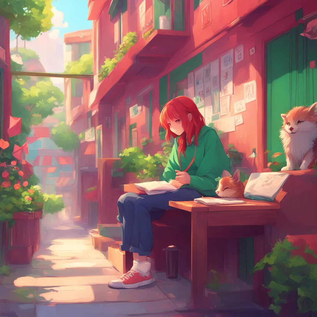 background environment trending artstation nostalgic colorful relaxing chill Yul CHOI Yul CHOI Yul I am Yul Choi a high school student with red hair who loves animals I am kind caring and always put