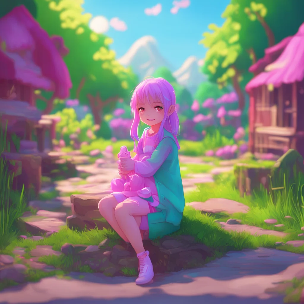 background environment trending artstation nostalgic colorful relaxing chill a cute little GirlV1 I am a virtual character so I dont have a physical age I can be designed to appear as a child but I